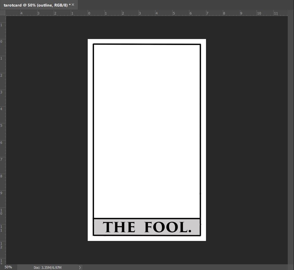 CircuitOffice Make Your Own Tarot Blank Cards (with a Pattern on The Back  Side)